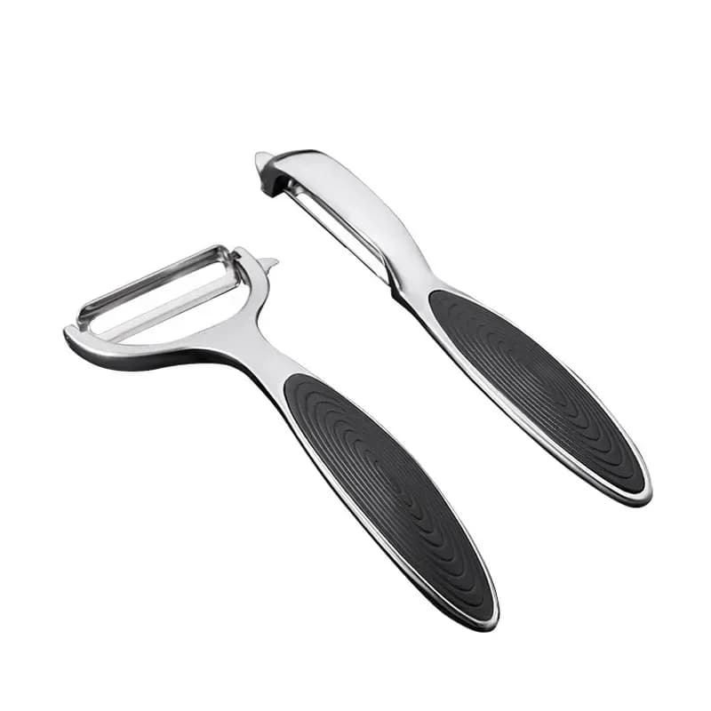 zinc alloy vegetable peelers in Y-shape and straight styles